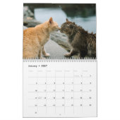 通り猫フォトウォールカレンダー カレンダー (1月 2027)