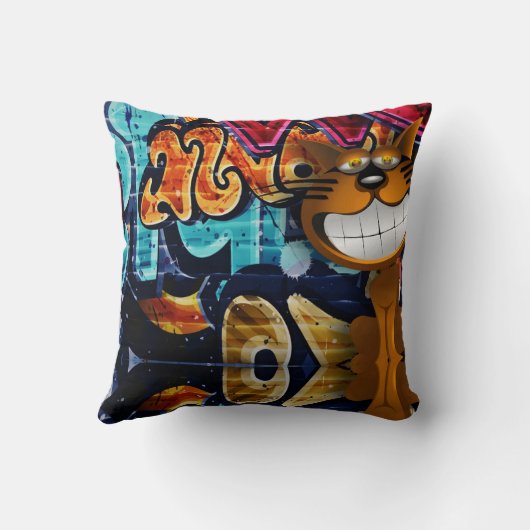 通り猫 クッション (裏面)