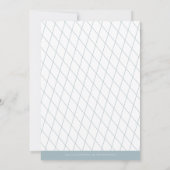 通り看板 8年生 卒業パーティー招待状 招待状 (裏面)