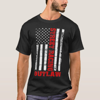 通り競馬禁止旗アメリカドラッグ競馬 Tシャツ