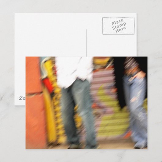 通り絵を描 ポストカード (正面/裏面)