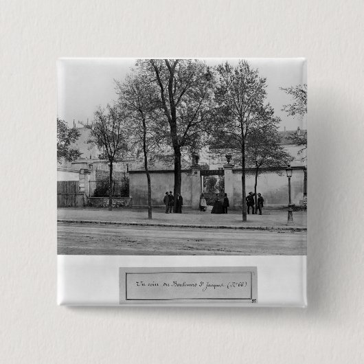 通り聖者ジェイクス 缶バッジ (正面)