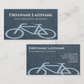 通り自転車修理店用自転車バイク修理 名刺 (正面/裏面)