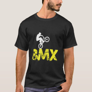 通り自転車BMXモトクロススタントBMXバイク Tシャツ