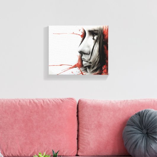 通り芸術 キャンバスプリント (インサイチュ (リビング))