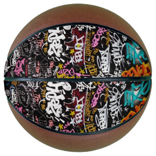 通り落書き バスケットボール