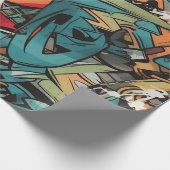 通り落書き ラッピングペーパー (角)