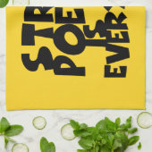 通り詩は私の日常だ キッチンタオル (折り畳み)