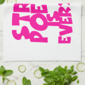 通り詩は私の日常だ キッチンタオル (折り畳み)