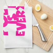 通り詩は私の日常だ キッチンタオル (四つ折り)