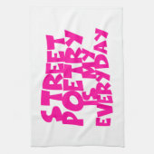 通り詩は私の日常だ キッチンタオル (縦)