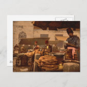 通り調理師19世紀イスタンブール ポストカード (正面/裏面)