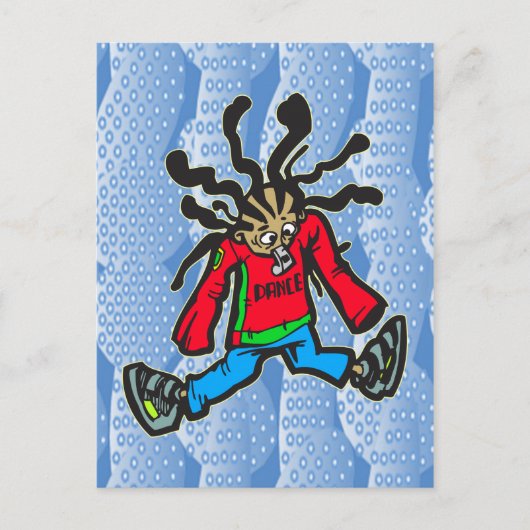 通り踊り人形 ポストカード (正面)