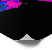 通り踊り数々の- – カラー、黒 ポスター (角)