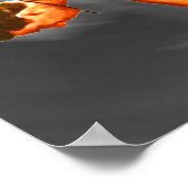 通り踊り、グレー/黒の背景 ポスター (角)