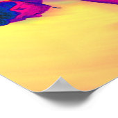 通り踊り、レインボー、ラジアル ポスター (角)