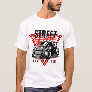 通り車が勝ちたい Tシャツ