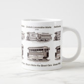 通り車1876ジャンボマグカップ用ボールドウィン蒸気モーター ジャンボコーヒーマグカップ (右)