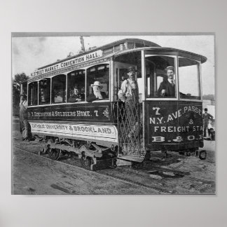 通り車、ワシントンDC。 ポスター