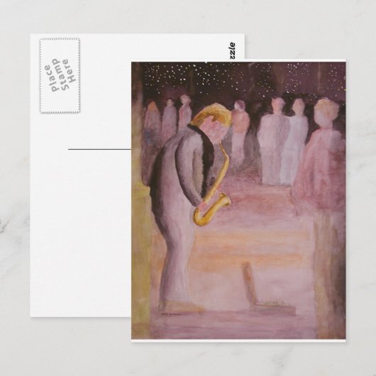 通り音楽 ポストカード (正面/裏面)