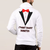 通り頭が切れるウォール街の富縁ど無し パーカ (裏面)