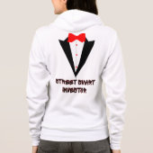 通り頭が切れるウォール街の富縁ど無し パーカ (裏面)