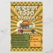 通り食品フェスティバル促進 チラシ (正面)