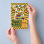 通り食品フェスティバル促進 チラシ (ハンドル)