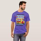 通り食品ホットおいしいフードトラック Tシャツ (正面フル)