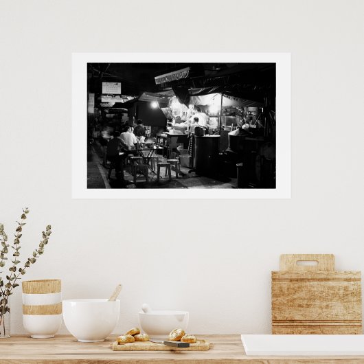 通り食 ポスター (キッチン)