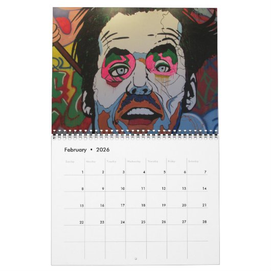 通り2025 カレンダー (2月 2026)