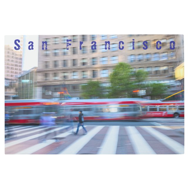 通り・オブ・サンフランシスコ メタルプリント (正面)