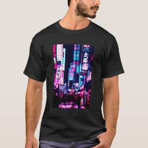 通り・オブ・トーキョーJAPAN NIGHT SCENE WITH LIGHTS Tシャツ