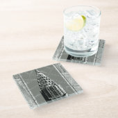 通り・オブ・ニューヨークとエンパイア・ステート・建物 ガラスコースター (アングル)