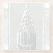 通り・オブ・ニューヨークとエンパイア・ステート・建物 ガラスコースター (裏面)