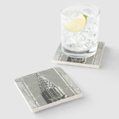 通り・オブ・ニューヨークとエンパイア・ステート・建物 ストーンコースター (横)