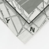 通り・オブ・ニューヨークとエンパイア・ステート・建物 フリースブランケット (角)