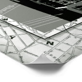 通り・オブ・ニューヨークとエンパイア・ステート・建物 ポスター (角)