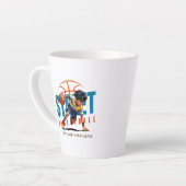 通り | カフェラテマグ (左アングル)