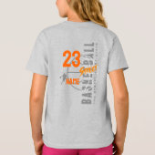 通り | キッズ Tシャツ (裏面)