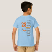 通り | キッズ Tシャツ (裏面フル)