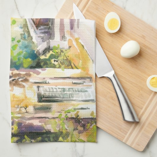 通り キッチンタオル (四つ折り)