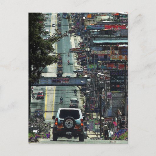通り,グアテマラ ポストカード (正面)