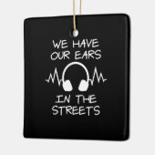 通り セラミックオーナメント (左)