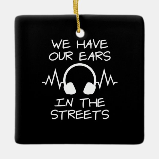 通り セラミックオーナメント (正面)