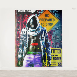 通り タペストリー