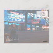 通り，ニューヨーク ポストカード (裏面)