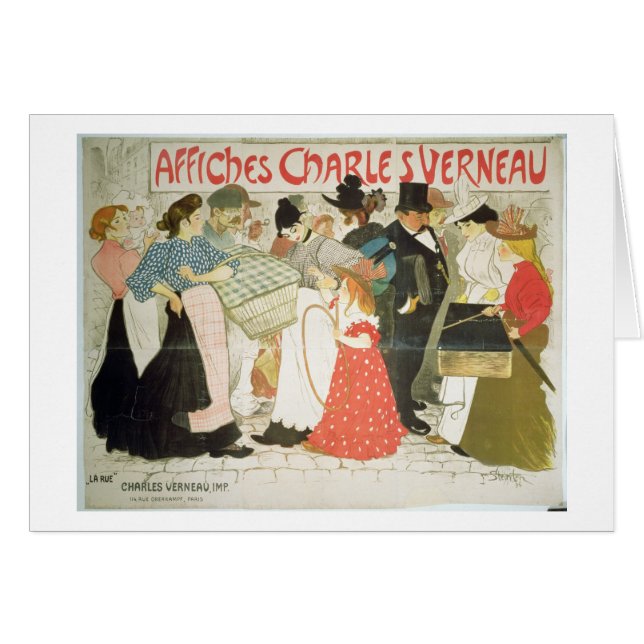 「通り」、プリンターのためのチャールズヴァーンポスター (正面横)