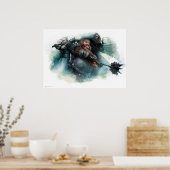 通り、ボムバー、コインのグラフィック ポスター (キッチン)