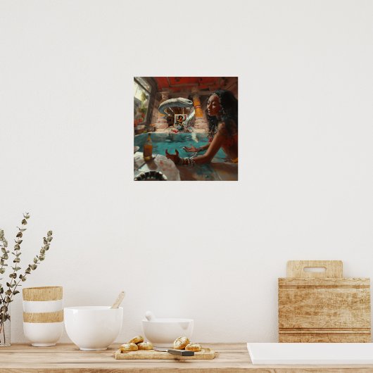 通り ポスター (キッチン)